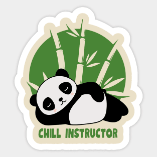 Chill Instructor Sticker